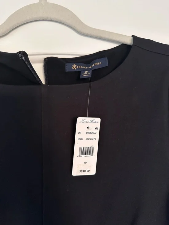 Brooks Brothers Black Midi Sheath Dress - Picture 2 of 4